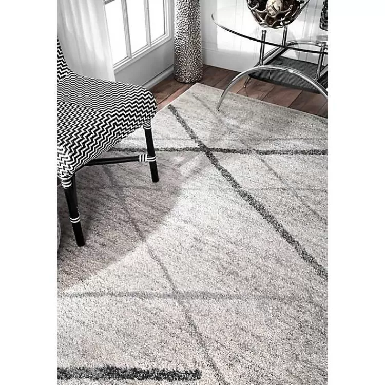 gray_thigpen_diamond_area_rug_x_3.webp Gray Thigpen Diamond Area Rug, 5x8>Kirklands Home Cheap