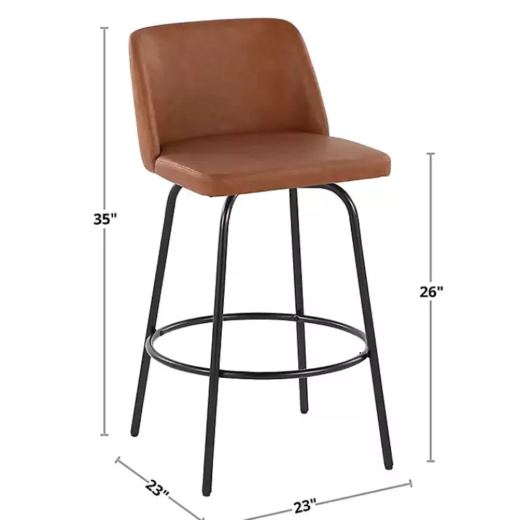 gray_torino_gold_leg_counter_stools_set_of__8.webp Torino Gold Leg Counter Stools, Set of 2>Kirklands Home Hot