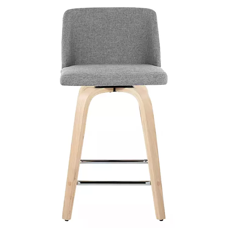gray_torino_upholstered_counter_stools_set_of__5.webp Torino Upholstered Counter Stools, Set of 2>Kirklands Home Store
