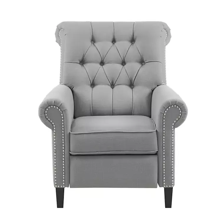 Tufted Back Nailhead Trim Recliner Armchair>Kirklands Home Best
