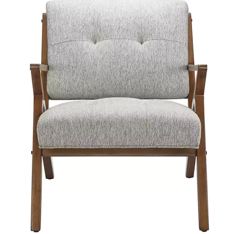 gray_tufted_pecan_wood_midcentury_modern_armchair_2.webp Tufted Pecan Wood Mid-Century Modern Armchair>Kirklands Home Cheap