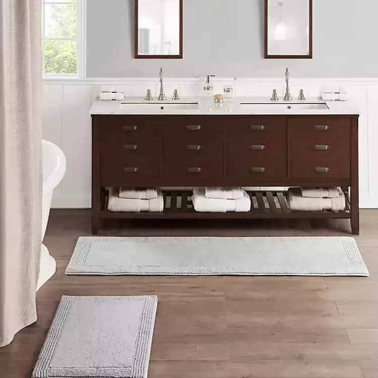 Tufted Reversible Bath Mat, 34 in.>Kirklands Home Store