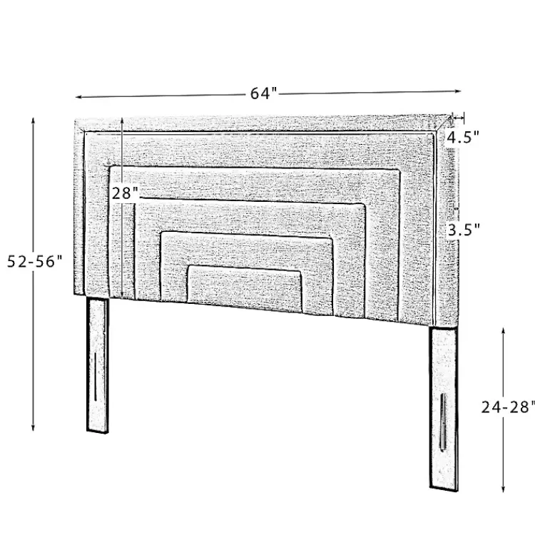 gray_tufted_upholstered_adjustable_queen_headboard_2.webp Tufted Upholstered Adjustable Queen Headboard>Kirklands Home Best