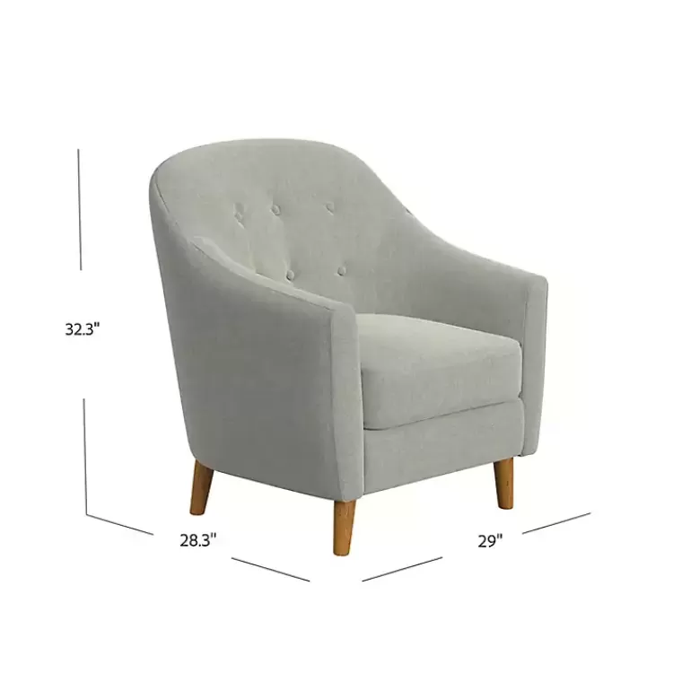 gray_tufted_woven_accent_chair_2.webp Tufted Woven Accent Chair>Kirklands Home Best Sale