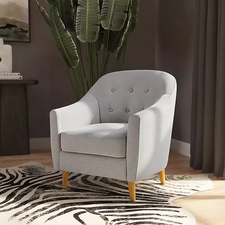 gray_tufted_woven_accent_chair_6.webp Tufted Woven Accent Chair>Kirklands Home Best Sale