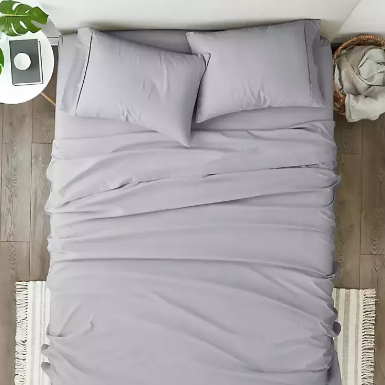 gray_ultra_soft_pc_king_sheet_set_2.webp Ultra Soft 4-pc. King Sheet Set>Kirklands Home Cheap