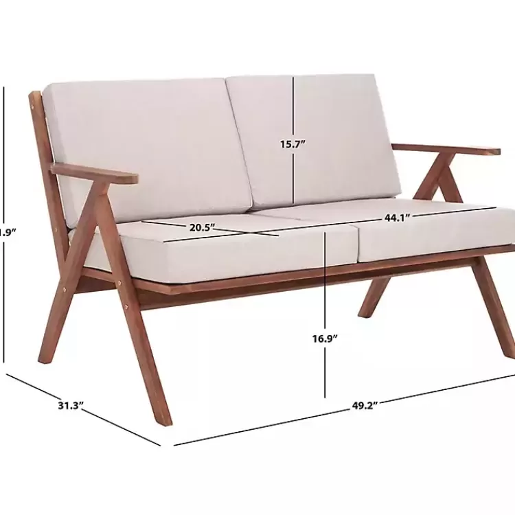 gray_upholstered_acacia_wood_outdoor_loveseat_5.webp Upholstered Acacia Wood Outdoor Loveseat>Kirklands Home Store