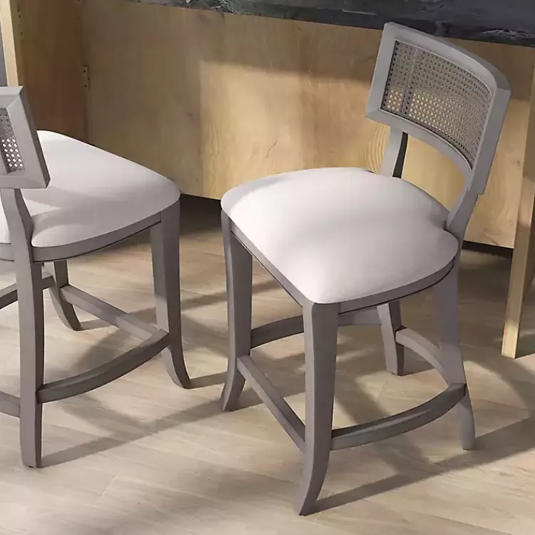 gray_upholstered_farmhouse_counter_stool_7.webp Gray Upholstered Farmhouse Counter Stool>Kirklands Home Cheap