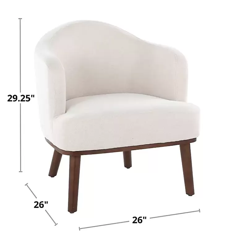 gray_upholstered_midcentury_modern_accent_chair_10.webp Upholstered Midcentury Modern Accent Chair>Kirklands Home Hot