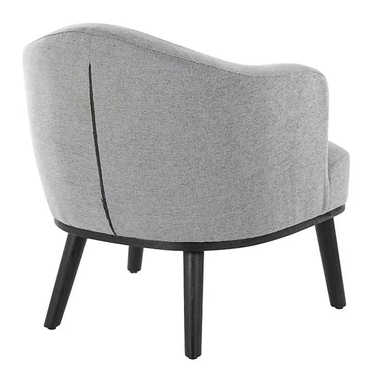 gray_upholstered_midcentury_modern_accent_chair_2.webp Upholstered Midcentury Modern Accent Chair>Kirklands Home Hot