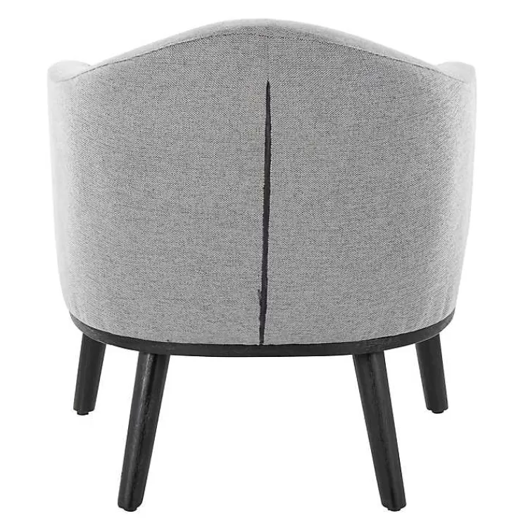 gray_upholstered_midcentury_modern_accent_chair_3.webp Upholstered Midcentury Modern Accent Chair>Kirklands Home Hot