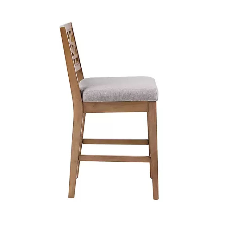 gray_upholstered_oak_crackle_counter_stool_3.webp Upholstered Oak Crackle Counter Stool>Kirklands Home Clearance