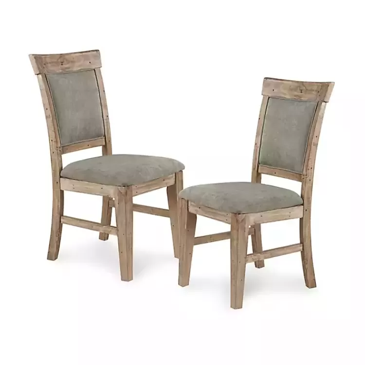 Upholstered Rustic Dining Chairs, Set of 2>Kirklands Home Fashion