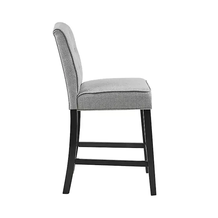 gray_upholstered_tufted_button_back_counter_stool_3.webp Upholstered Tufted Button Back Counter Stool>Kirklands Home Sale