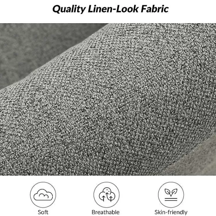 gray_upholstered_vasser_slipcover_swivel_chair_3.webp Upholstered Vasser Slipcover Swivel Chair>Kirklands Home Store