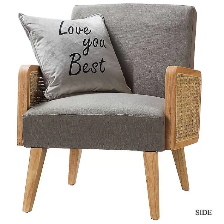Upholstered Velvet Accent Chair>Kirklands Home Store