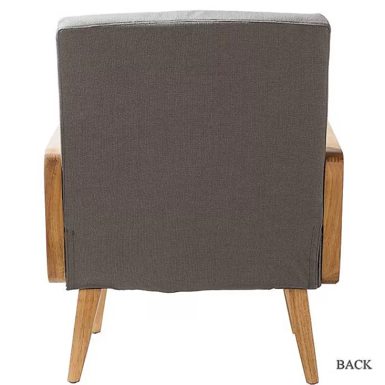 gray_upholstered_velvet_accent_chair_3.webp Upholstered Velvet Accent Chair>Kirklands Home Store