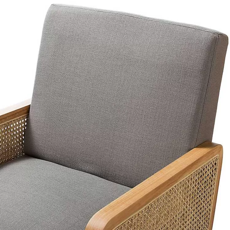 gray_upholstered_velvet_accent_chair_5.webp Upholstered Velvet Accent Chair>Kirklands Home Store