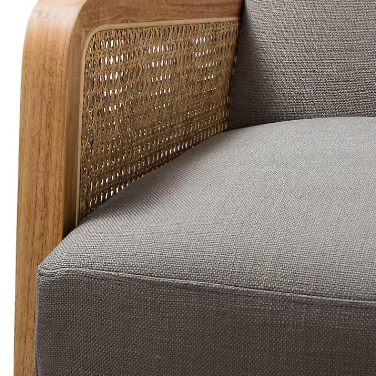 gray_upholstered_velvet_accent_chair_6.webp Upholstered Velvet Accent Chair>Kirklands Home Store