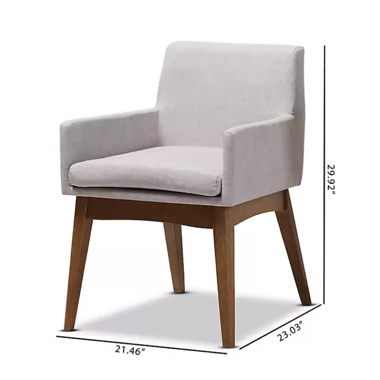 gray_upholstered_walnut_dining_chairs_set_of__6.webp Upholstered Walnut Dining Chairs, Set of 2>Kirklands Home New