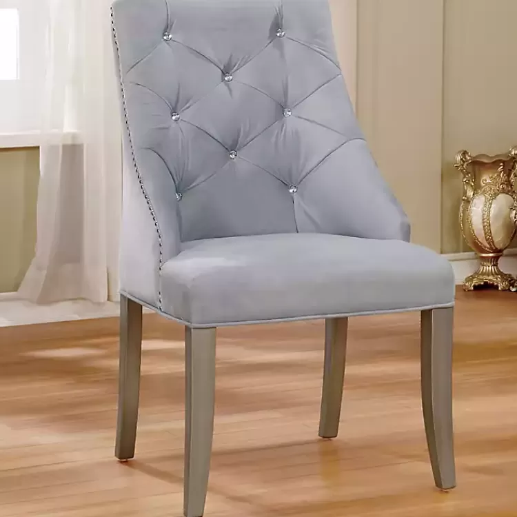 gray_upholstered_wingback_dining_chairs_set_of__2.webp Upholstered Wingback Dining Chairs, Set of 2>Kirklands Home Flash Sale