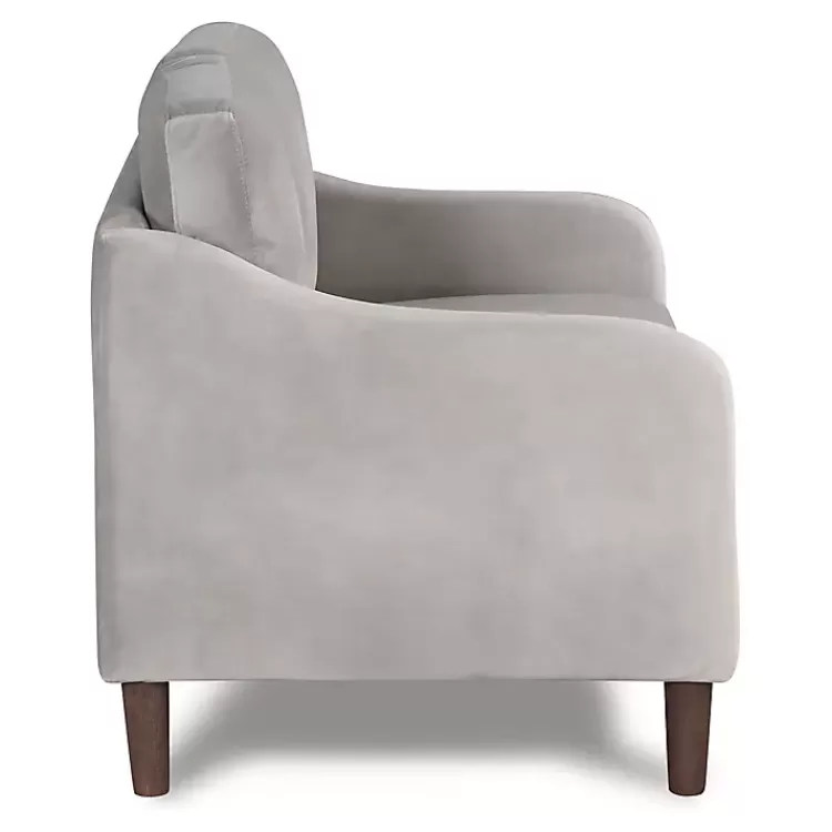gray_velvet_upholstered_modern_loveseat_5.webp Velvet Upholstered Modern Loveseat>Kirklands Home Sale