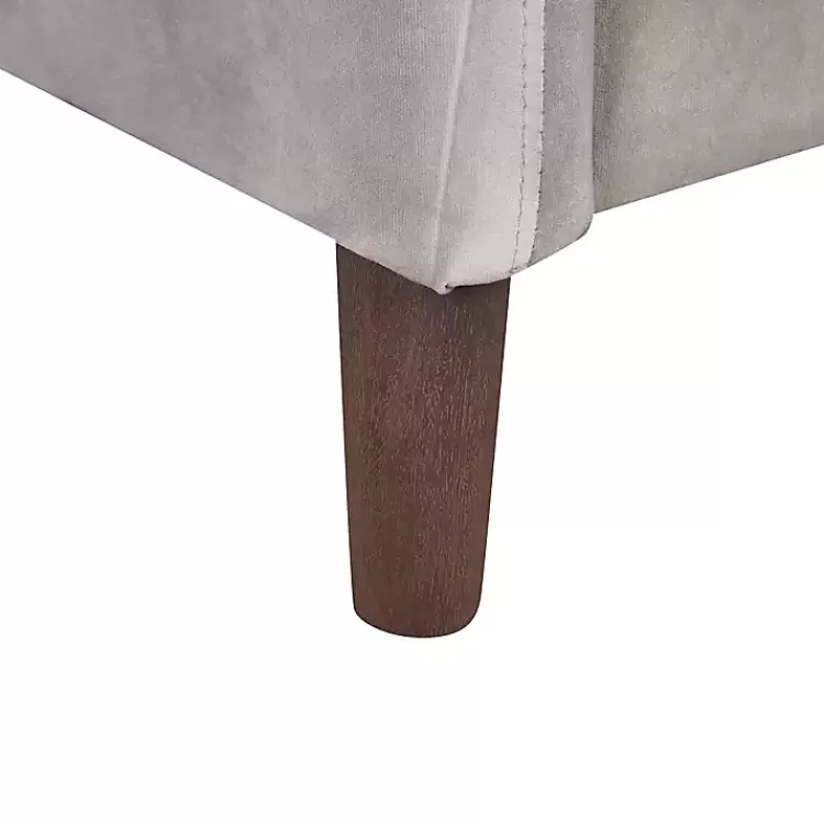 gray_velvet_upholstered_modern_loveseat_7.webp Velvet Upholstered Modern Loveseat>Kirklands Home Sale