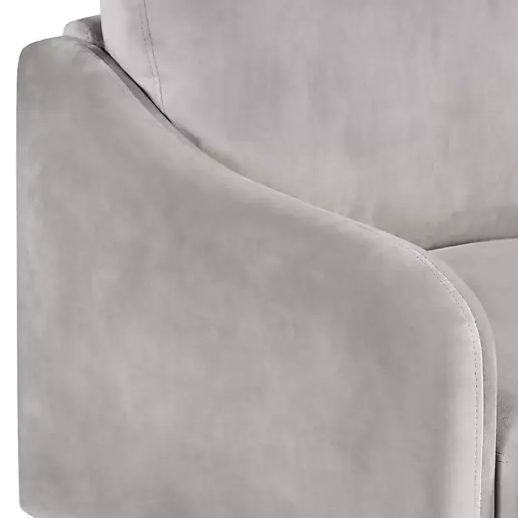 gray_velvet_upholstered_modern_loveseat_8.webp Velvet Upholstered Modern Loveseat>Kirklands Home Sale