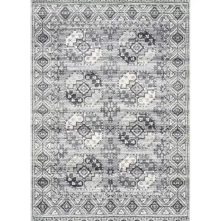 Vintage Circular Patterns Area Rug, 5x7>Kirklands Home Best Sale