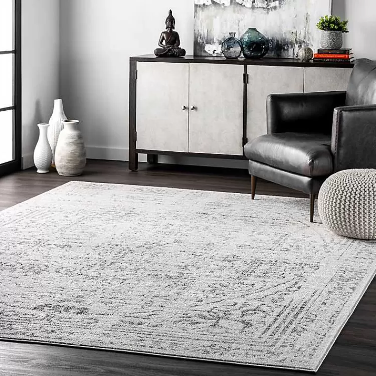 Gray Vintage Distressed Area Rug, 10x14>Kirklands Home Store