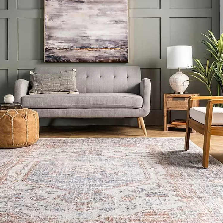 gray_vintage_floral_washable_area_rug_x_7.webp Vintage Floral Washable Area Rug, 8x10>Kirklands Home Online