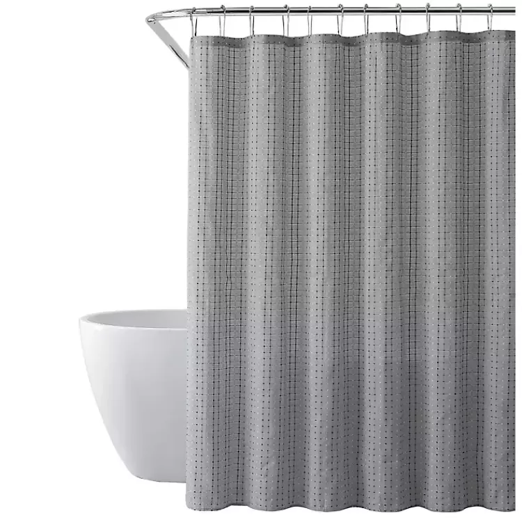 Waffle Cotton Blend Shower Curtain>Kirklands Home Discount