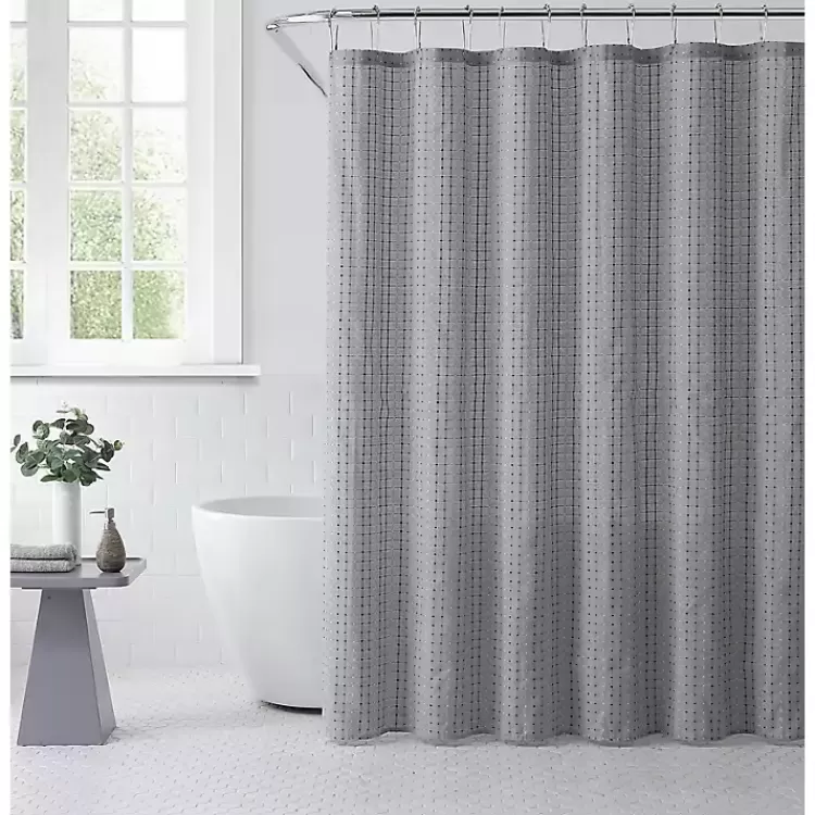 Waffle Cotton Blend Shower Curtain>Kirklands Home Discount