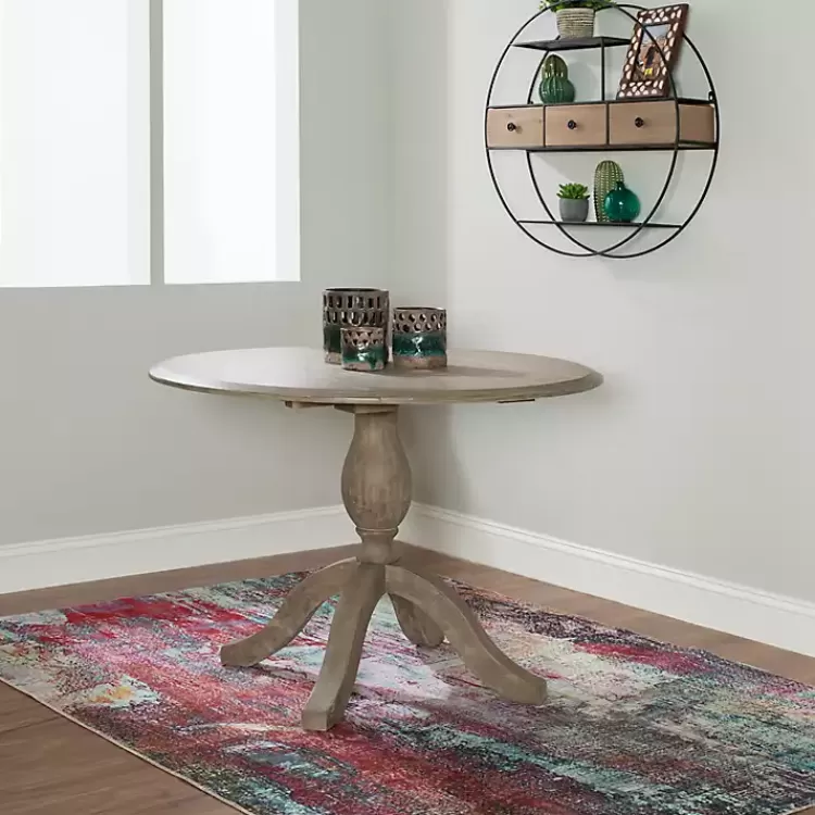 Gray Wash Drop Leaf Dining Table>Kirklands Home Outlet