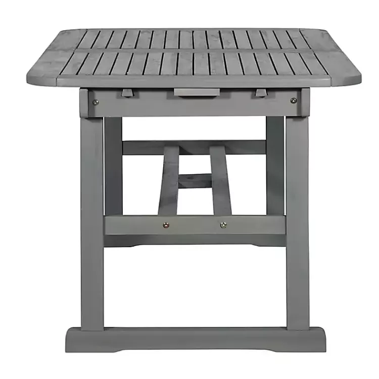 gray_wash_extendable_outdoor_dining_table_4.webp Wash Extendable Outdoor Dining Table>Kirklands Home Clearance