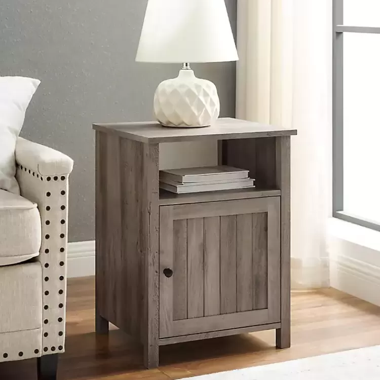 gray_wash_grooved_door_side_table_5.webp Wash Grooved Door Side Table>Kirklands Home Cheap