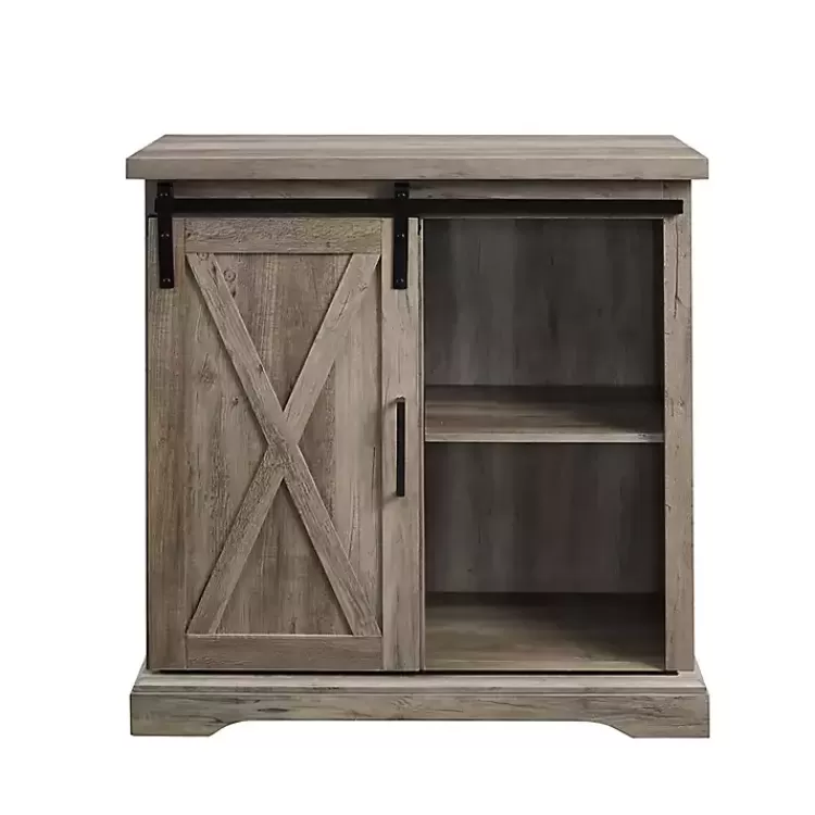 Wash Sliding Barn Door Cabinet>Kirklands Home Store