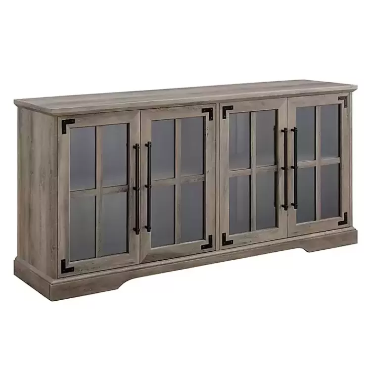 Wash Window 4-Door TV Stand>Kirklands Home Store