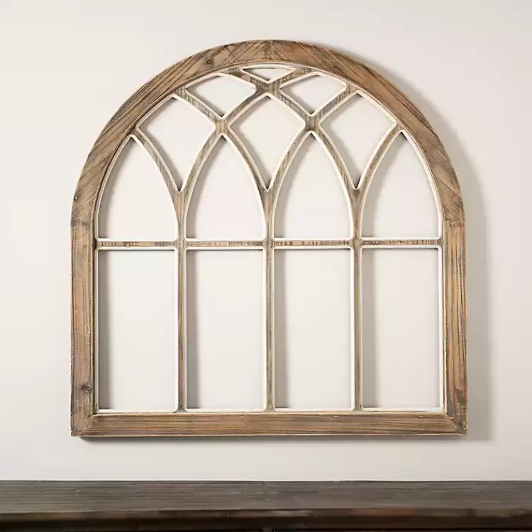 Weathered Arch Wood Wall Plaque>Kirklands Home Sale