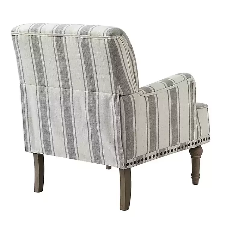 gray_white_stripe_upholstered_accent_chair_3.webp Gray White Stripe Upholstered Accent Chair>Kirklands Home Store