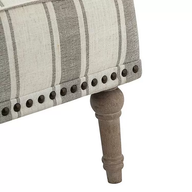 gray_white_stripe_upholstered_accent_chair_8.webp Gray White Stripe Upholstered Accent Chair>Kirklands Home Store