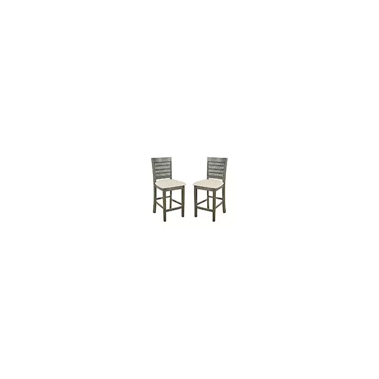 Gray Wilbur Cane Back Counter Stools, Set of 2>Kirklands Home Discount