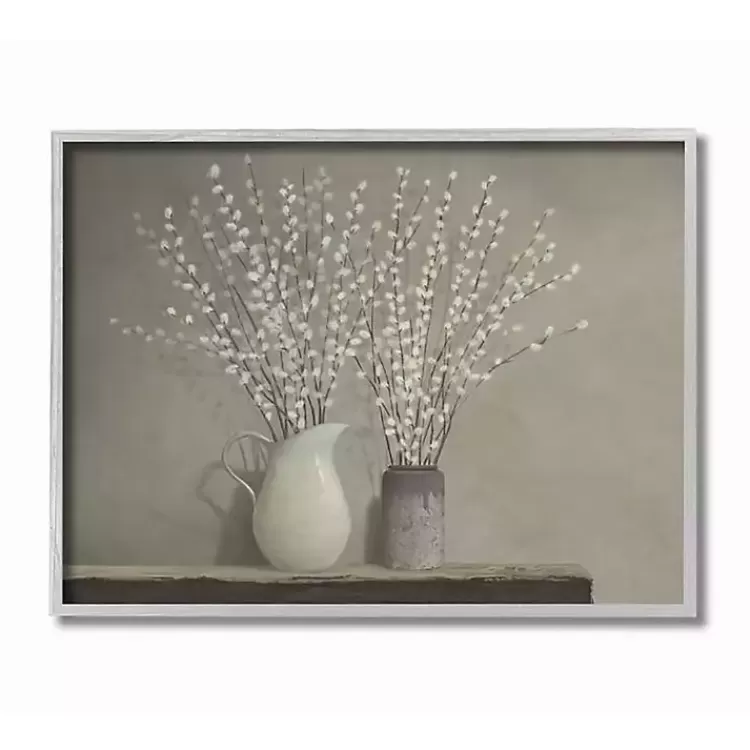 Willow Flower in Vases Framed Art Print>Kirklands Home Online
