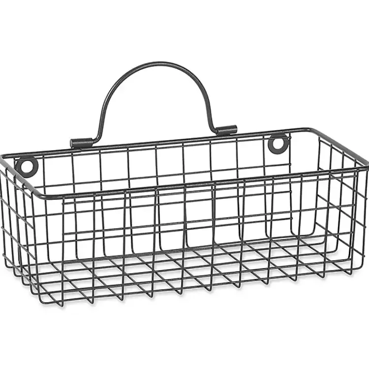gray_wire_wall_baskets_set_of__3.webp Gray Wire Wall Baskets, Set of 2>Kirklands Home Hot