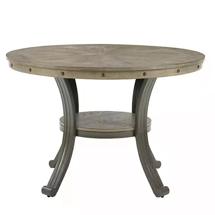 Wood and Upholstered Chairs 5-pc. Dining Set>Kirklands Home Shop