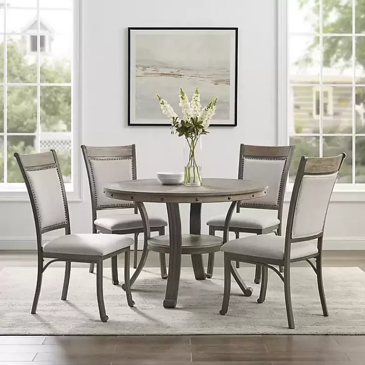 gray_wood_and_upholstered_chairs_pc_dining_set_5.webp Wood and Upholstered Chairs 5-pc. Dining Set>Kirklands Home Shop