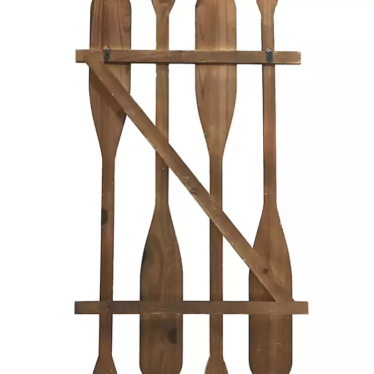gray_wood_arrow_and_striped_paddle_wall_plaque_7.webp Gray Wood Arrow and Striped Paddle Wall Plaque>Kirklands Home New