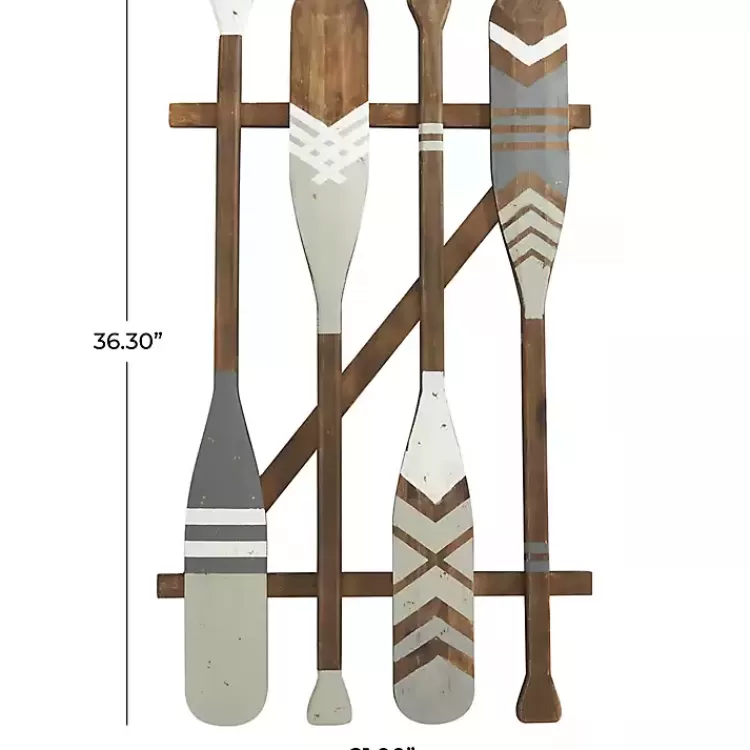 gray_wood_arrow_and_striped_paddle_wall_plaque_8.webp Gray Wood Arrow and Striped Paddle Wall Plaque>Kirklands Home New