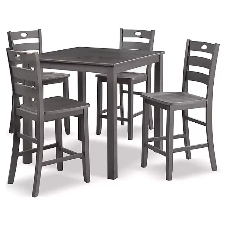 Wood Brooke 5-pc. Counter Height Set>Kirklands Home Best Sale