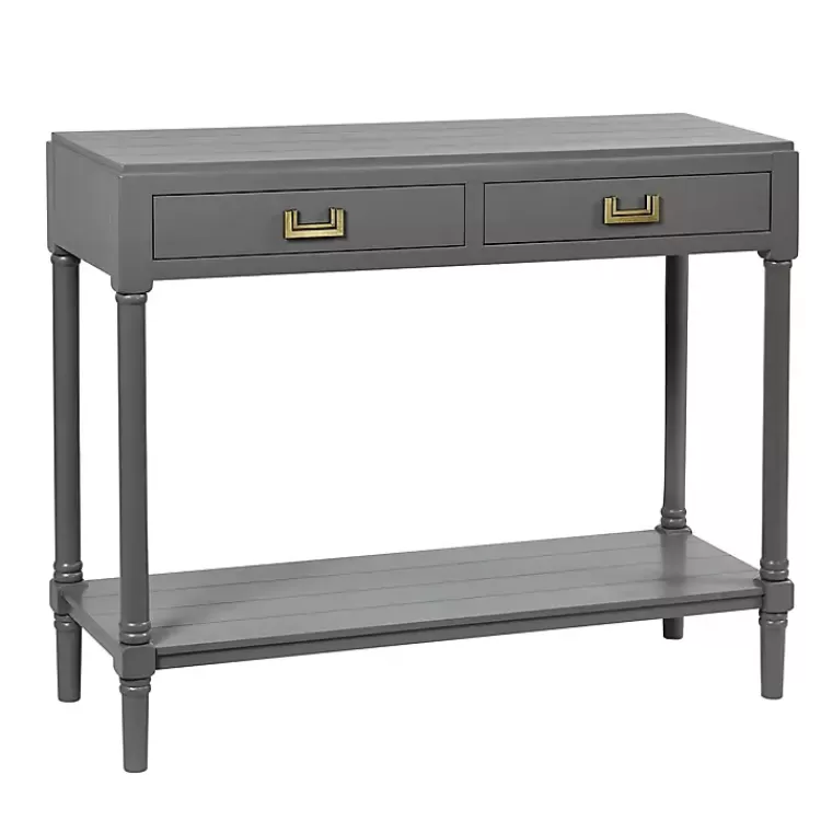 Wood 2-Drawer Layla Console Table>Kirklands Home Shop